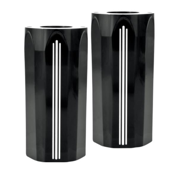 Performance Machine 0208-2102-BM Tech Fork Slider Covers - Contrast Cut