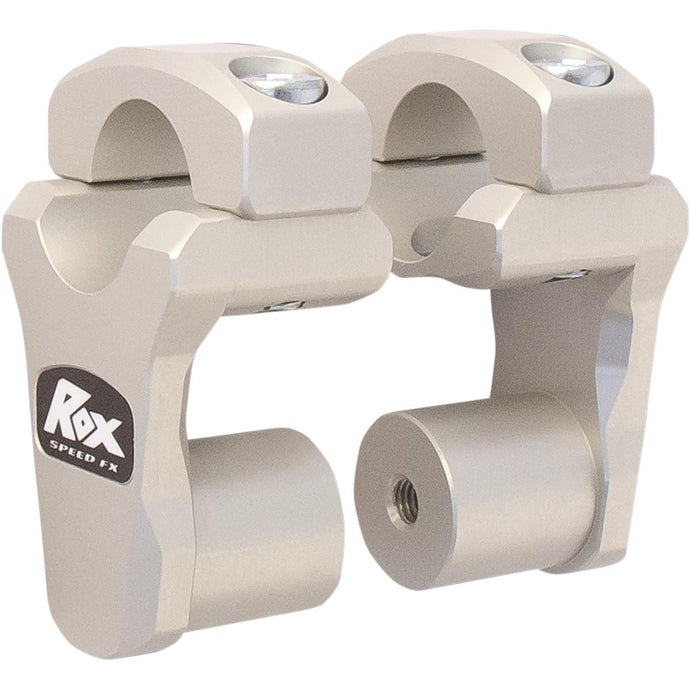 Rox Speed Fx 1R-P2PPG Elite Series Pivot Handlebar Riser - 2in. - Gray