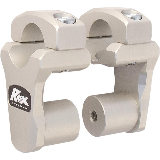 Rox Speed Fx 1R-P2PPG Elite Series Pivot Handlebar Riser - 2in. - Gray