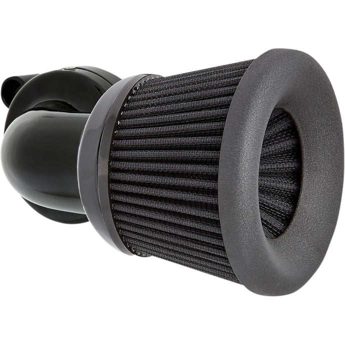 Arlen Ness 600-034 Velocity 90deg. Air Cleaner Kit - Black