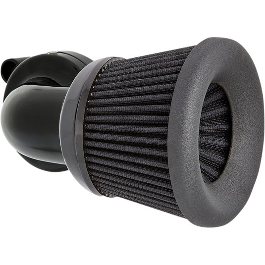 Arlen Ness 600-034 Velocity 90deg. Air Cleaner Kit - Black