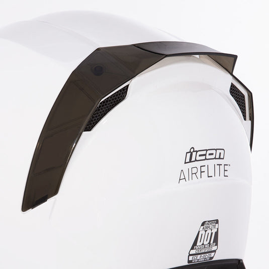 Icon Rear Spoilers for Airflite Helmets - Smoke