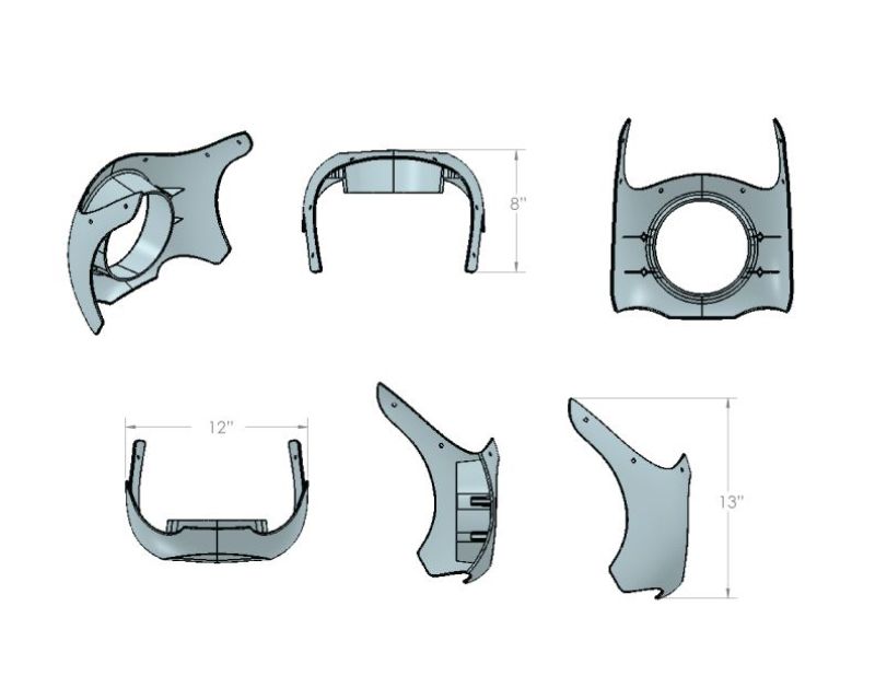 Load image into Gallery viewer, Burly Brand B10-0001 BUR Fairings
