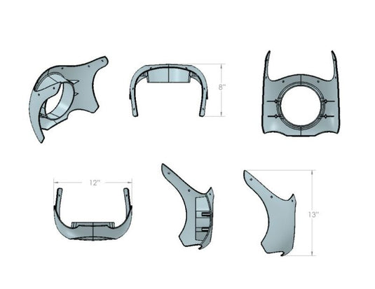 Burly Brand B10-0001 BUR Fairings