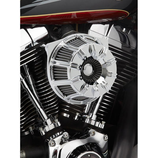 Arlen Ness 18-940 Inverted Series 10-Gauge Air Cleaner Kit - Chrome
