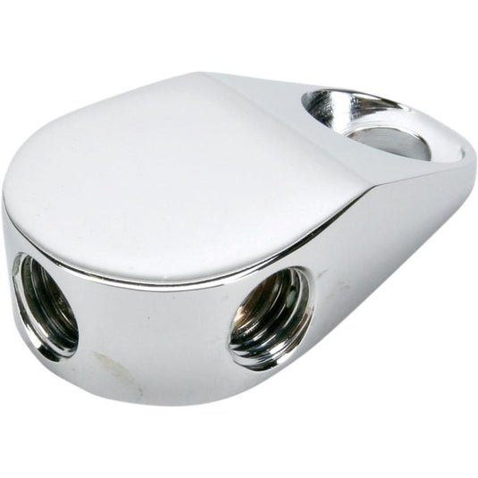 Goodridge PMCHD-024 Universal Front Brake Tee - 3/8in.-24 I.F. Threads - Chrome
