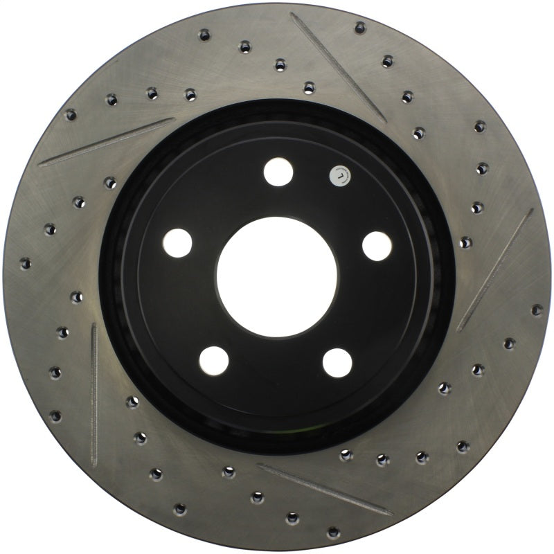 Load image into Gallery viewer, Stoptech 127.58008L ST Slot &amp; Drill Brake Rotors
