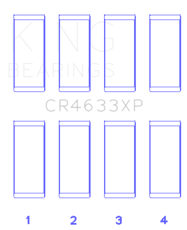 Load image into Gallery viewer, King Engine Bearings CR4633XP KING Connecting Rod Bearings
