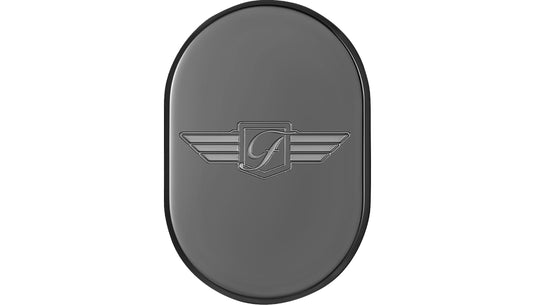 Figurati Designs FD-01-AC-BLK-LT Antenna Cover - Black with Figurati Design logo