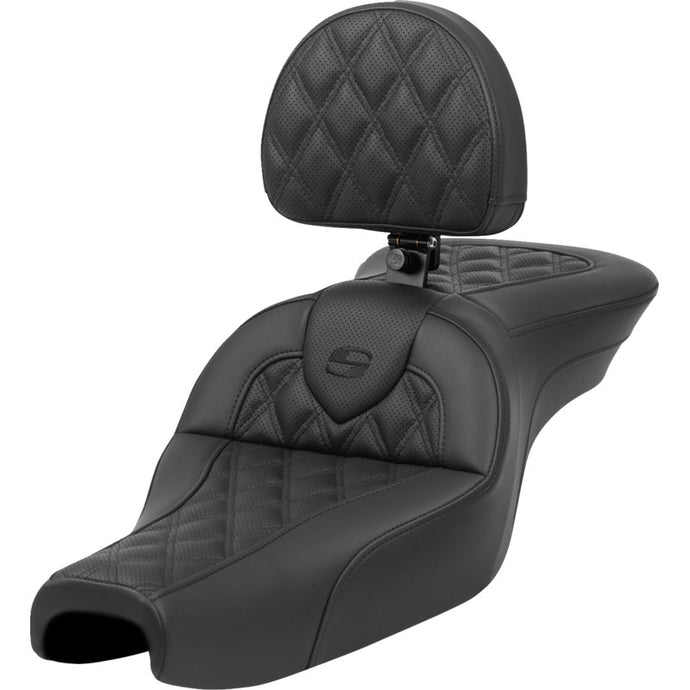 Saddlemen 807-11-182BR Roadsofa LS Seat with Drivers Backrest