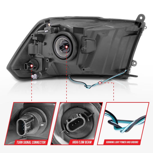 Anzo 111516 ANZ Crystal Headlights