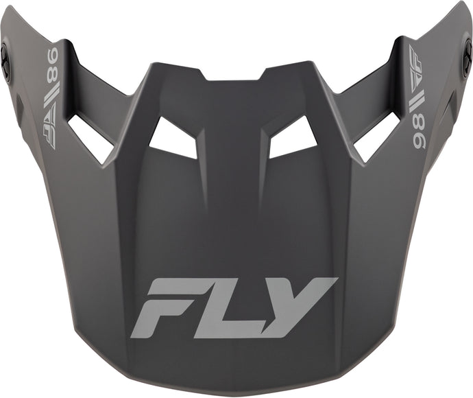 Fly Racing Visor for Formula CC Objective Helmet - Matte Black/Gray - YL-SM