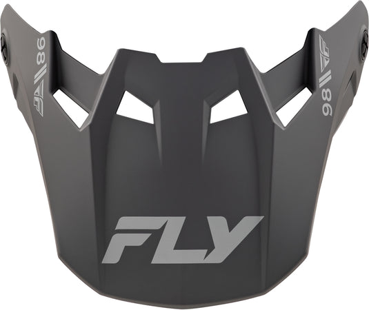 Fly Racing Visor for Formula CC Objective Helmet - Matte Black/Gray - Md-Lg