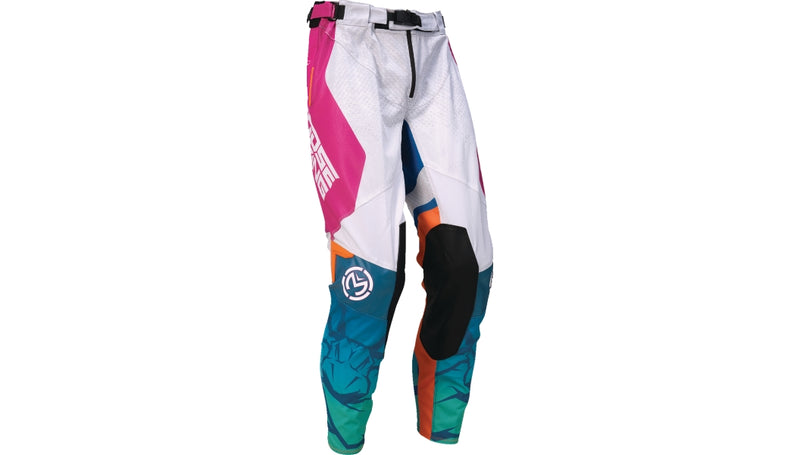 Load image into Gallery viewer, Moose Offroad Sahara Pants (32, Teal/Orange/Pink)
