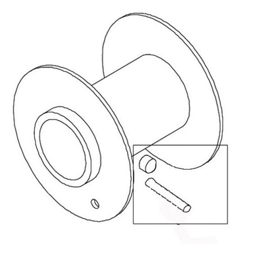 Bronco AC-12002I Drum Assembly for Bronco 2500/3000lb. Winches