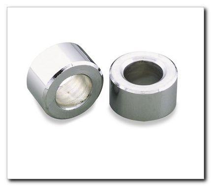 Drag Specialties DS-190017 Chrome Steel Spacers - 3/8in. x 3/4in.