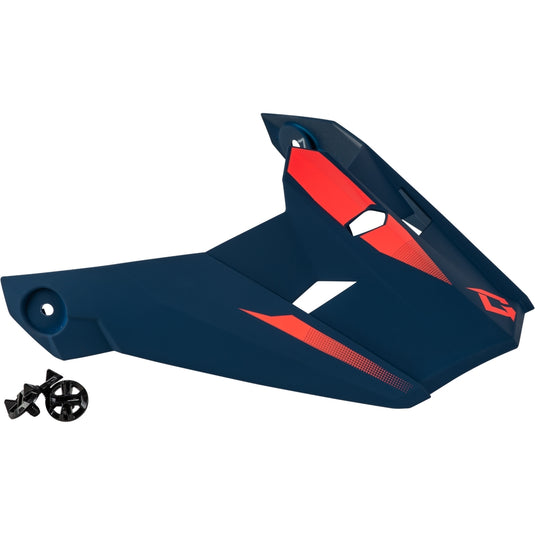 G-Max Visor with Screws for MX-46 Compound Helmets - Matte Purple/Coral/Blue - XS-Sm