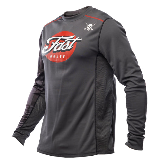 Fasthouse Sanguaro Tasker Jersey (X-Large, Charcoal)