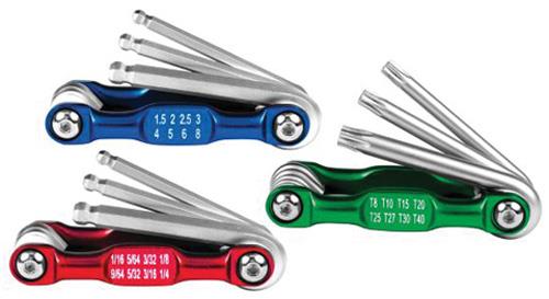 Performance Tools W80291 3 Piece Aluminum Hex & Star Key Set