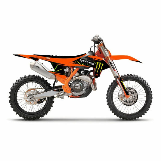 Dcor 20-30-131 Monster Energy KTM Complete Graphics Kit - White