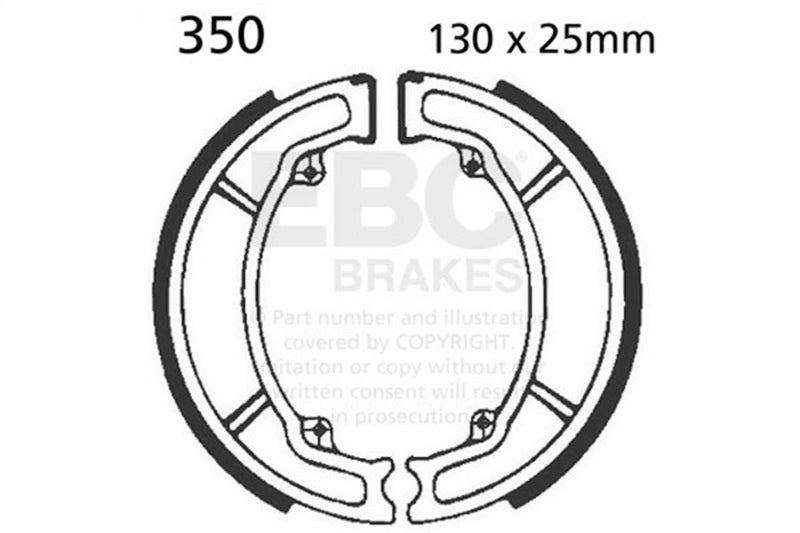 Load image into Gallery viewer, Ebc Powersports 350 EBC Powersport Brake Shoes
