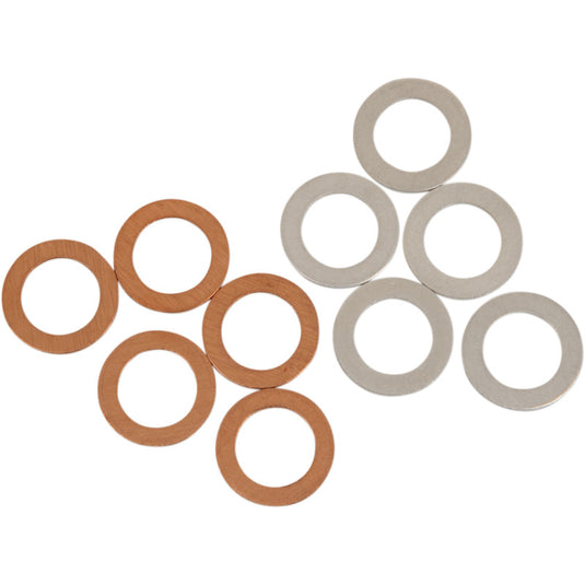 Bolt Mc Hardware DPWM14.223-10 M14 Drain Plug Washers - Aluminum/Copper - 10pk