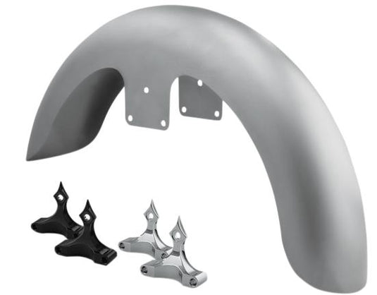 Rc Components FNDRKT26 Front Fender Kit for 26in. Wheel - Chrome Adapters