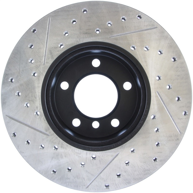 Load image into Gallery viewer, Stoptech 127.34108L ST Slot &amp; Drill Brake Rotors
