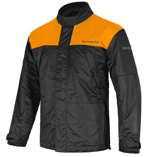 Tourmaster Sentry Evo Rain Jacket (X-Large, Black/Orange)