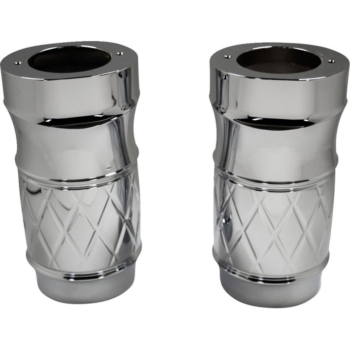 Eddie Trotta Designs TC-WT963 Fork Slider Covers - Chrome