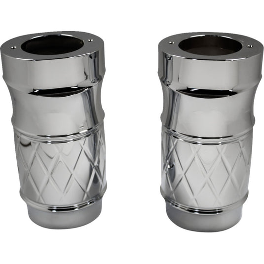 Eddie Trotta Designs TC-WT963 Fork Slider Covers - Chrome
