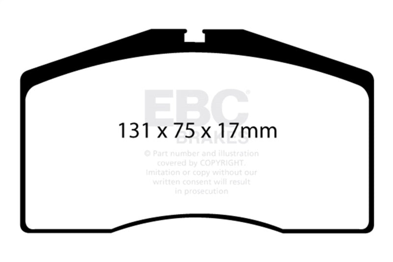 Load image into Gallery viewer, Ebc DP4997R EBC Yellowstuff Brake Pad Sets
