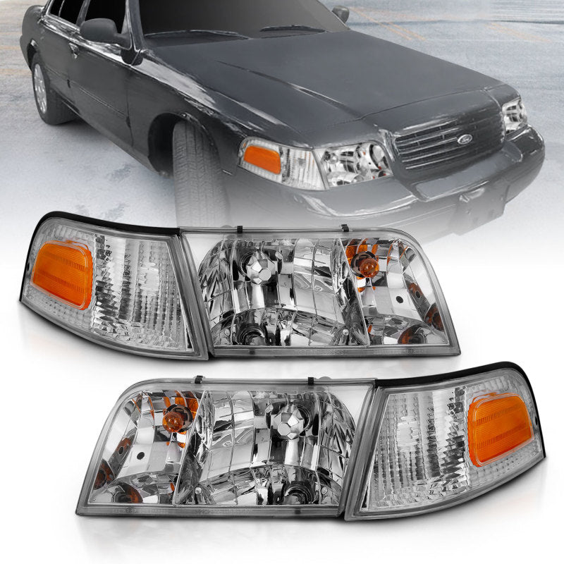 Load image into Gallery viewer, Anzo 121556 ANZ Crystal Headlights
