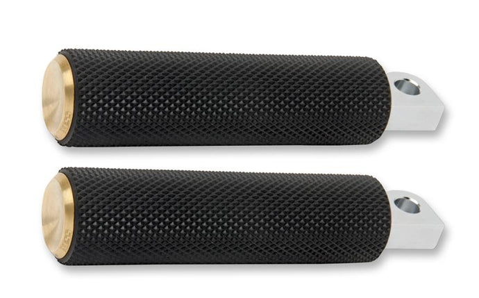 Arlen Ness 07-932 Fusion Footpegs - Knurled - Brass