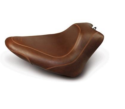 Mustang 76764 Wide Tripper Solo Seat - Smooth - Brown