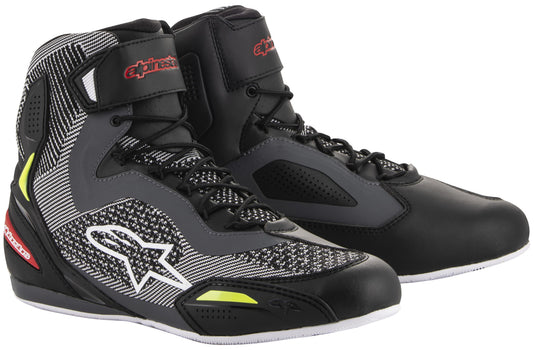 Black/Gray/Red/Fluo Yellow