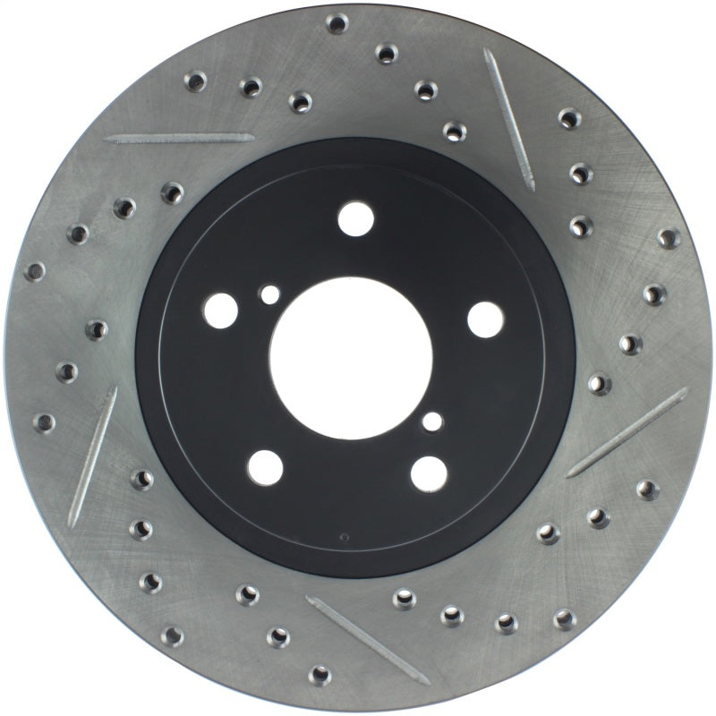 Load image into Gallery viewer, Stoptech 127.47012L ST Slot &amp; Drill Brake Rotors
