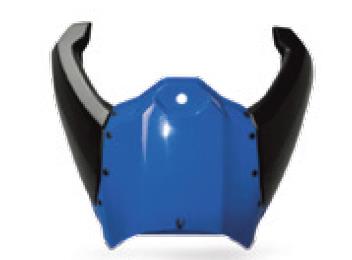 Acerbis 2374141034 Radiator Shrouds - Upper - Blue/Black