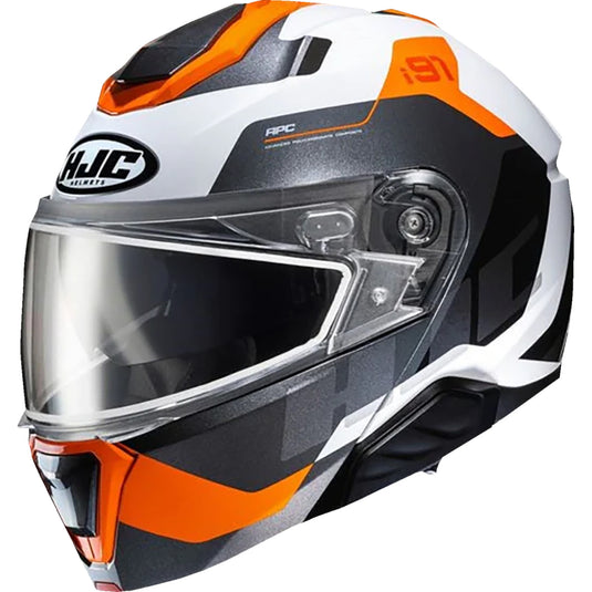 Hjc i91 Carst Snow Helmet (X-Small, Dull Orange (MC-7))