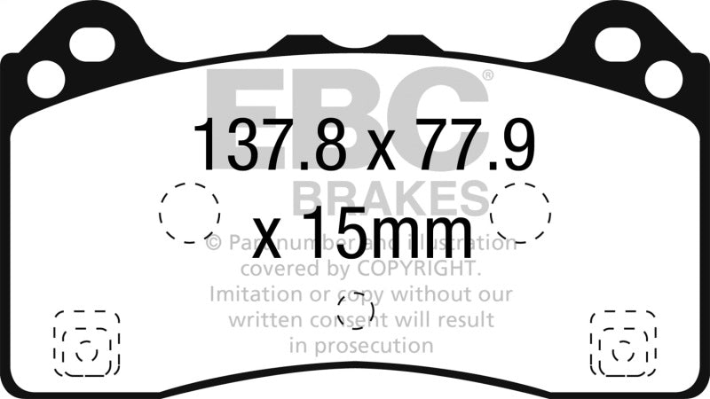 Load image into Gallery viewer, Ebc DP32274C EBC Redstuff Brake Pad Sets
