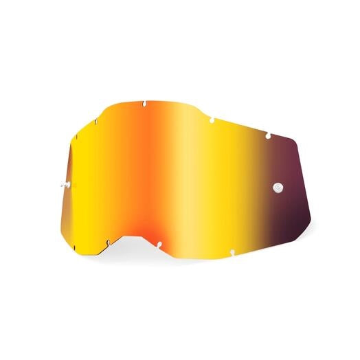 100% Replacement Sheet Lens for AC2/ST2 Junior Goggles - Mirror Red Lens