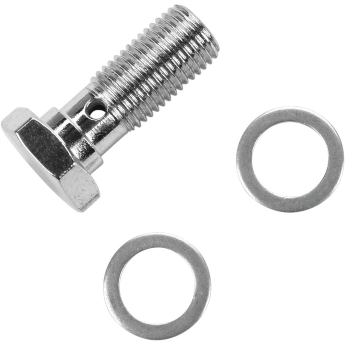 Russell R40509 Cycleflex Universal Brake Line Fitting - 3/8in-24 Banjo Bolt