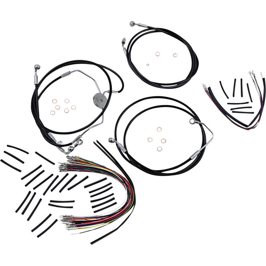 Magnum 489021 Black Vinyl XR Handlebar Installation Kit for 12-14in. Ape