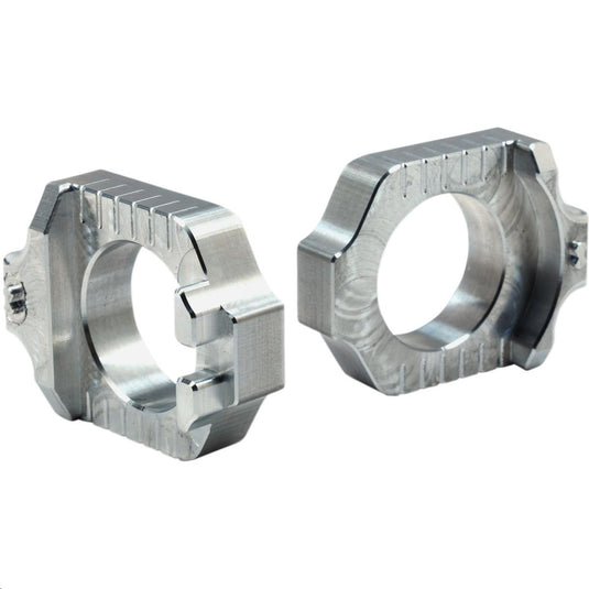 Works Connection 17-325 Elite Axle Blocks - Silver