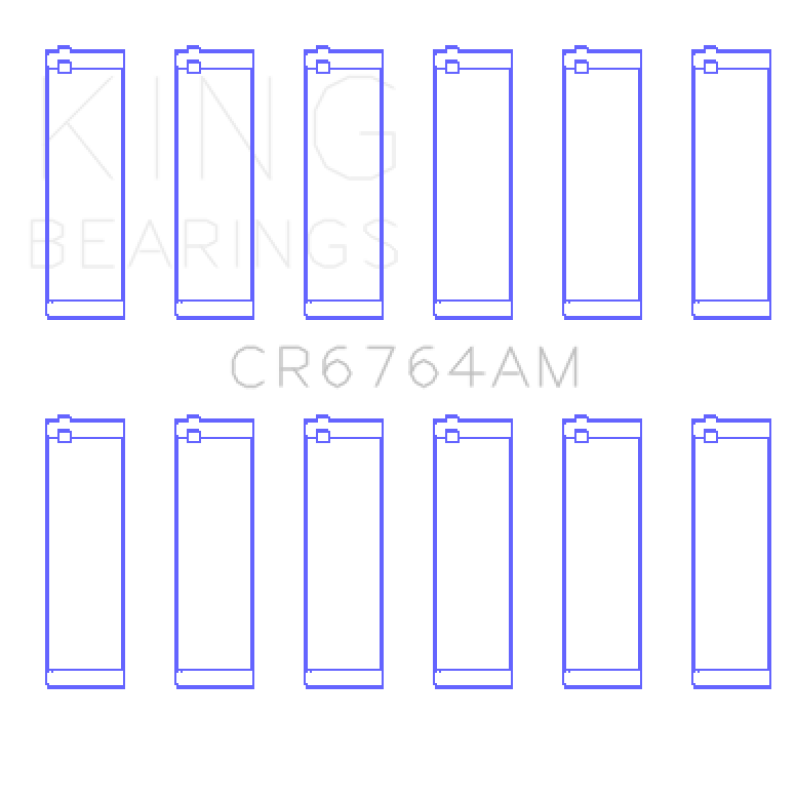 Load image into Gallery viewer, King Engine Bearings CR6764AM KING Connecting Rod Bearings
