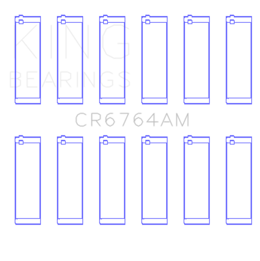 King Engine Bearings CR6764AM KING Connecting Rod Bearings