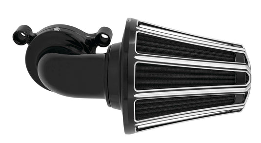 Arlen Ness 81-012 Monster Sucker Air Cleaner Kit with Cover - 10-Gauge - Black