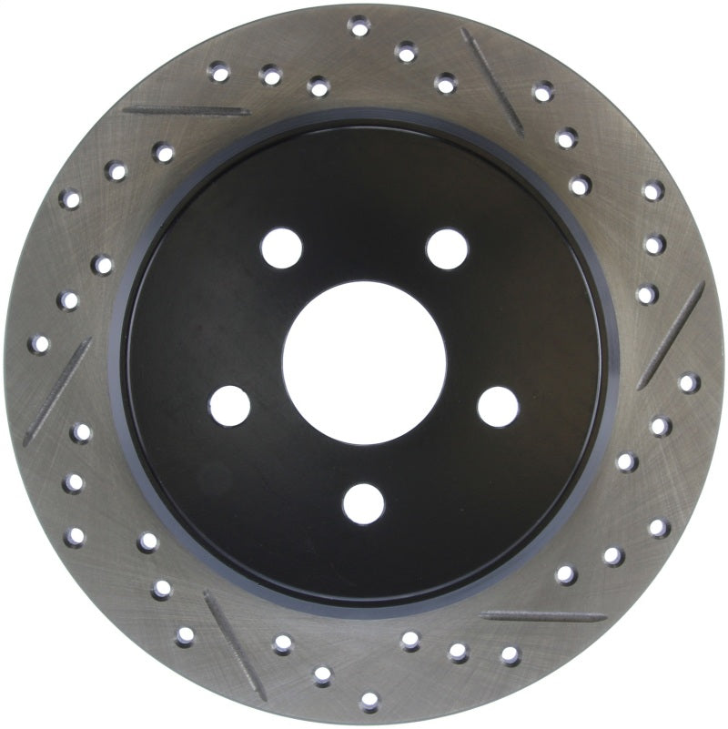 Load image into Gallery viewer, Stoptech 127.63054L ST Slot &amp; Drill Brake Rotors
