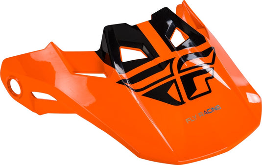 Fly Racing Visor for Formula Helmets - Cold Weather Orange - XS to Sm