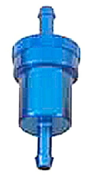 Emgo 14-34431 Aluminum Fuel Filter - 5/16in. - Blue Anodized